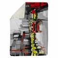 Begin Home Decor 60 x 80 in. Abstract Traffic by A Rainy Day-Sherpa Fleece Blanket 5545-6080-CI65